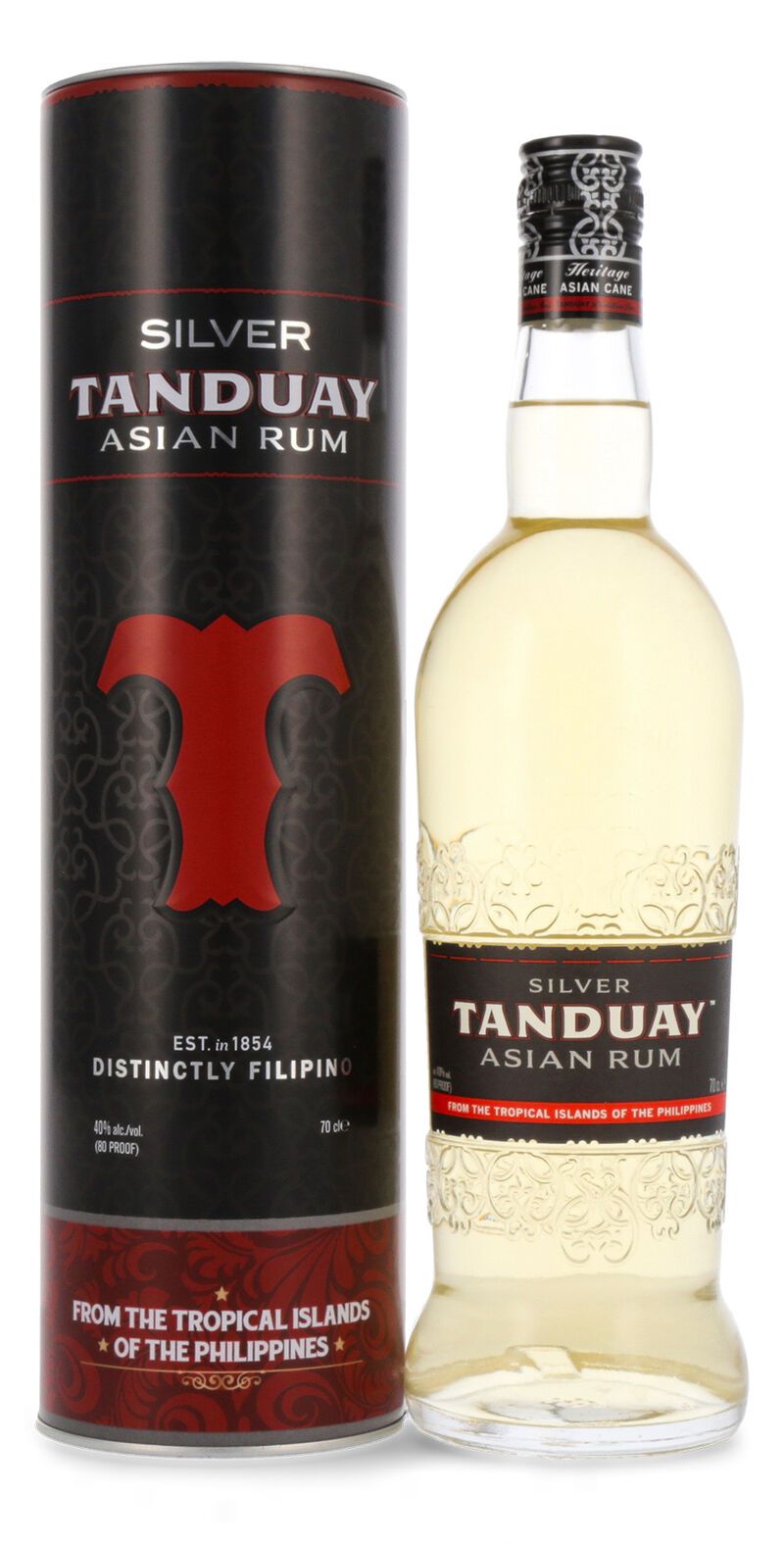 Tanduay Silver Rum 40% vol. 0,70l