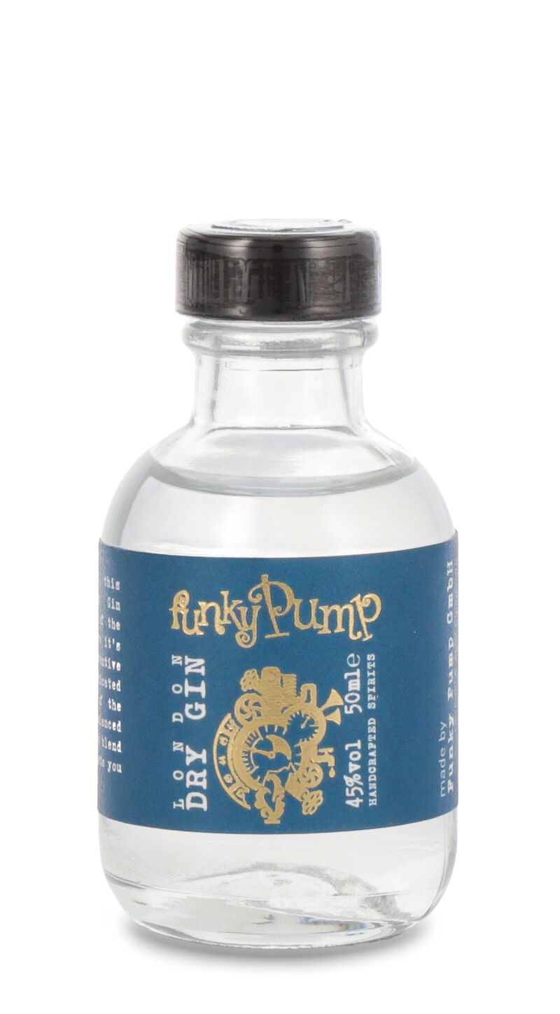 Funky Pump London Dry Gin 45% vol. 0,05l Miniatur