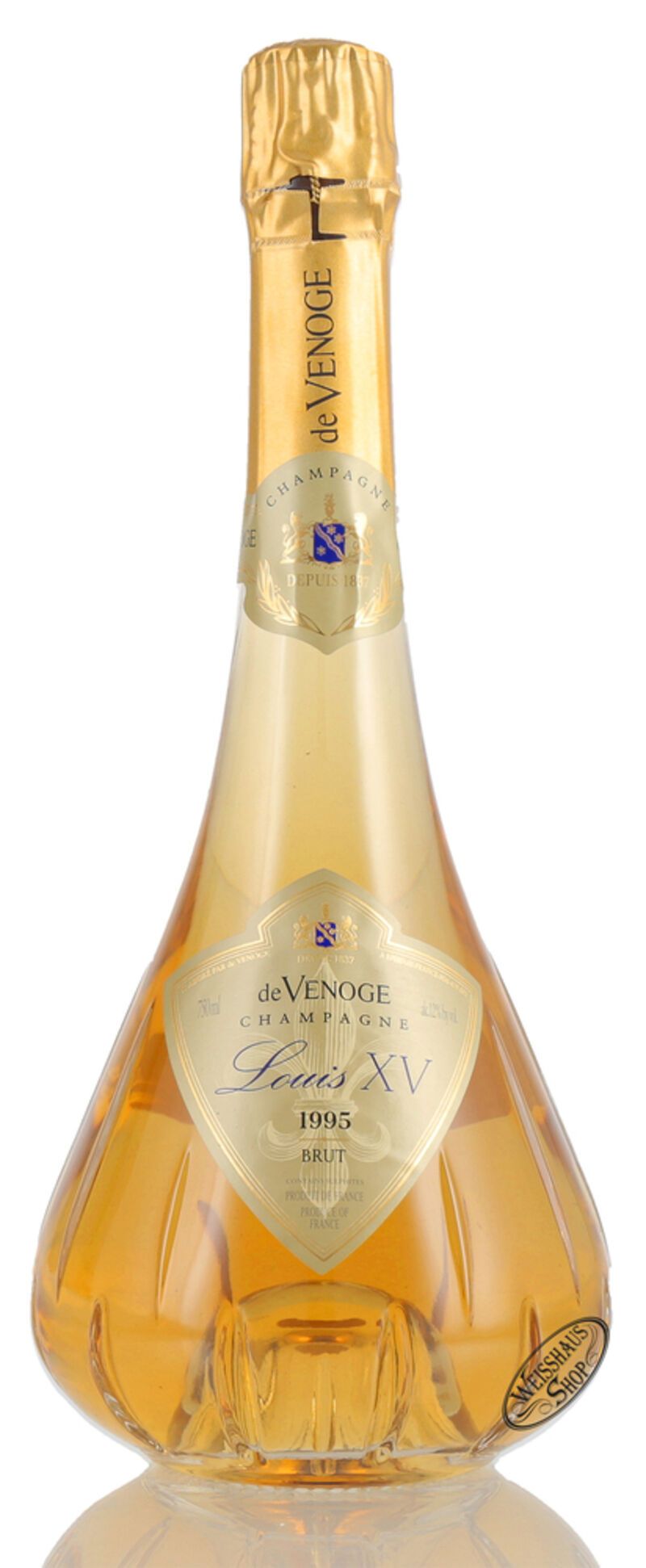 De Venoge Louis XV Vintage 1995 Champagner 12% vol. 0,75l Geschenkkarton De Venoge Louis XV Vintage 1995 Champagner 12% vol. 0,75l Geschenkkarton