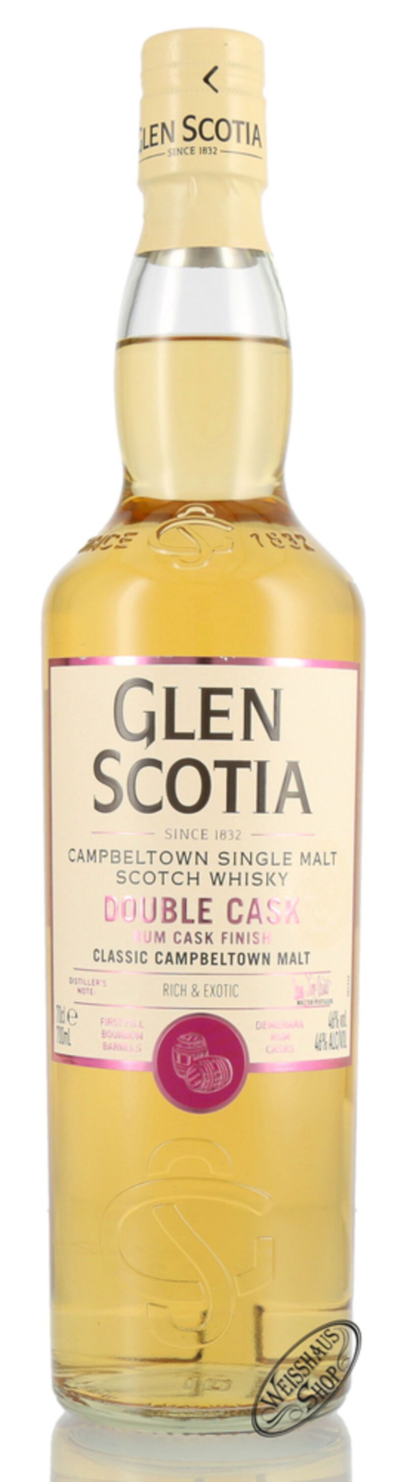 Glen Scotia Rum Double Cask Finished Single Malt Whisky 46% vol. 0,70l