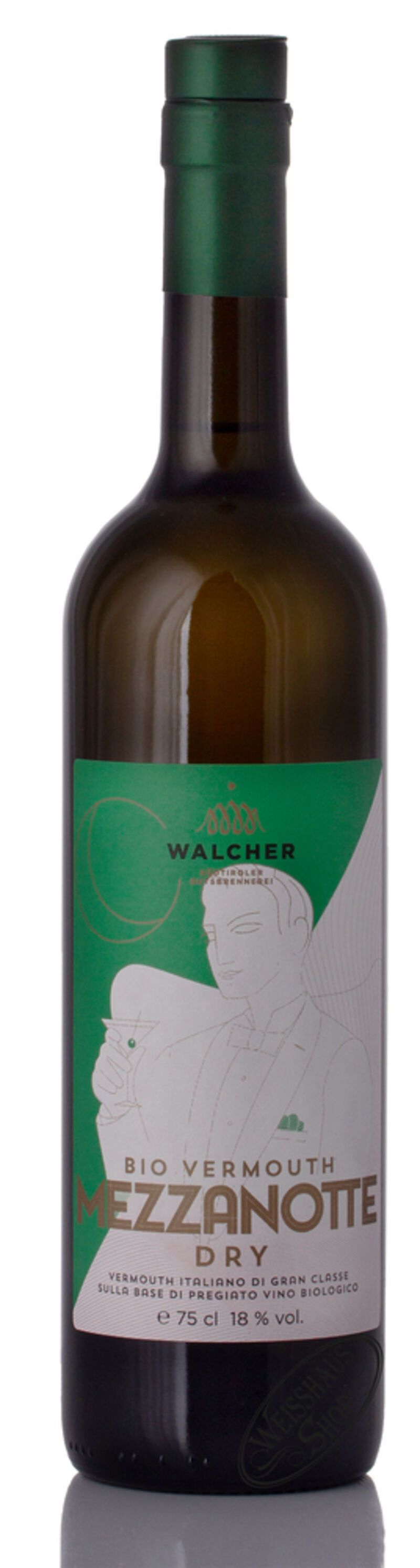 Walcher Mezzanotte Dry Bio Vermouth 18% vol. 0,75l