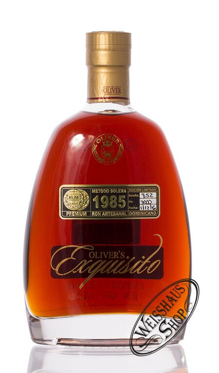 Oliver & Oliver Ron Exquisito Vintage 1985 Rum 40% vol. 0,70l