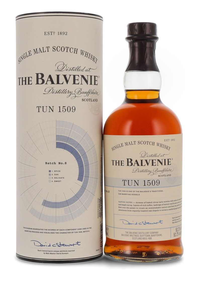 The Balvenie Tun 1509 Batch No. 8 Whisky 52,2% vol. 0,70l