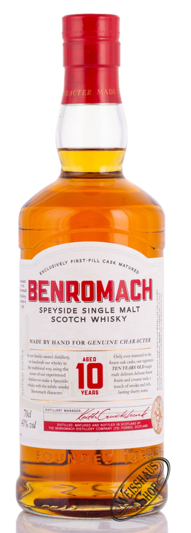 Benromach 10 YO Single Malt Whisky 43% vol. 0,70l