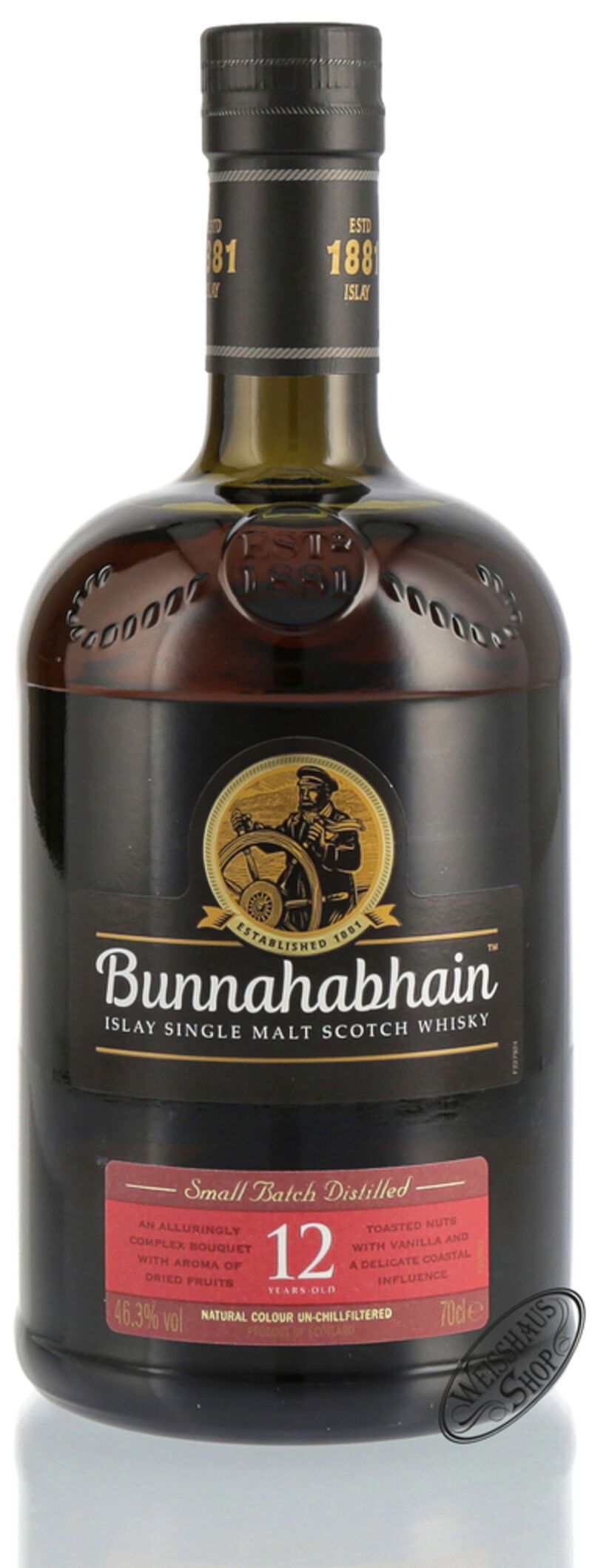 Bunnahabhain 12 YO Islay Single Malt Whisky 46,3% vol. 0,70l