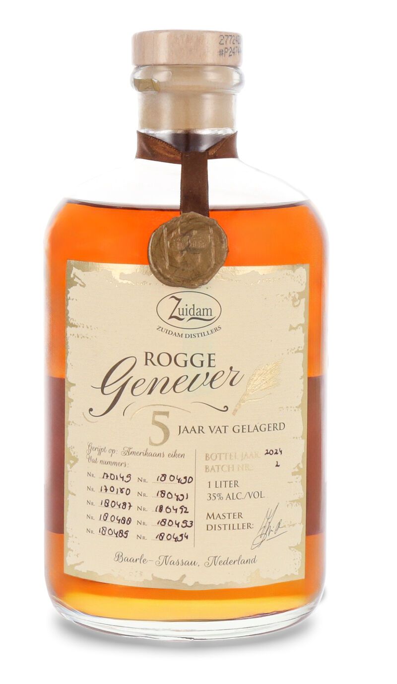 Zuidam Rogge Genever 5 YO 35% vol. 1,0l