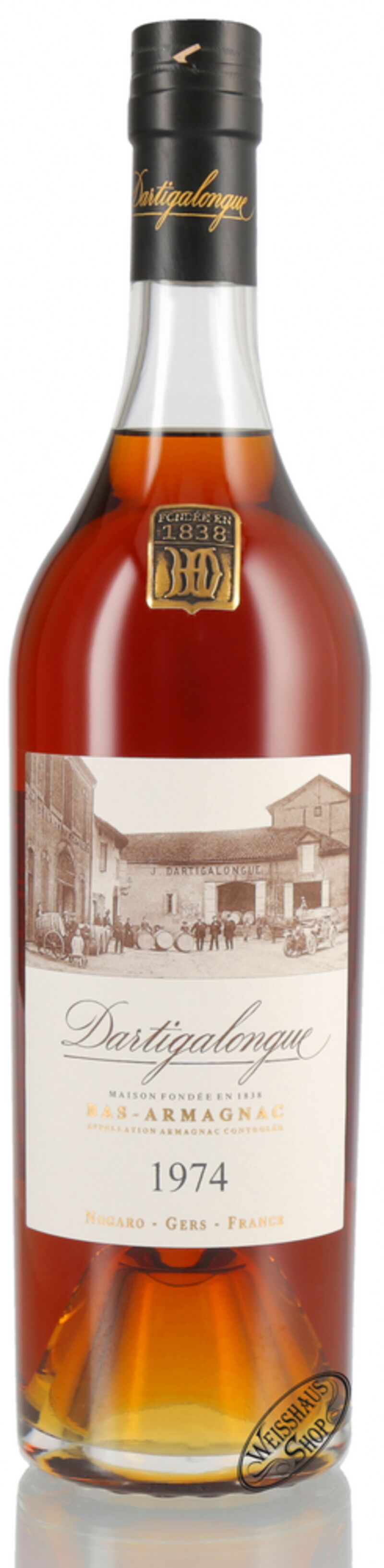 Dartigalongue Vintage 1974 Armagnac 42% vol. 0,70l