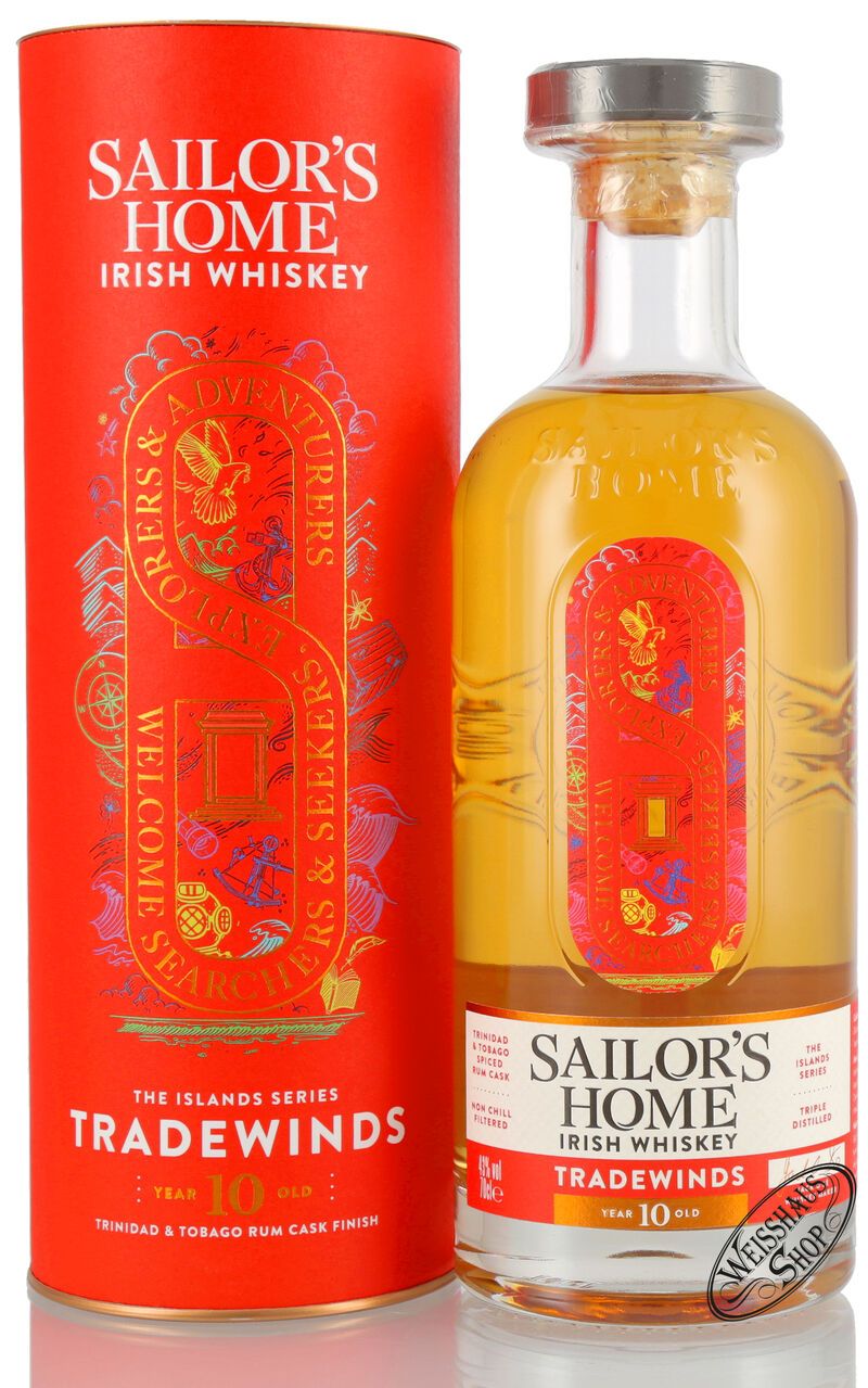 Sailor's Home Tradewinds Irish Spiced Rum Cask Whiskey 43% vol. 0,70l