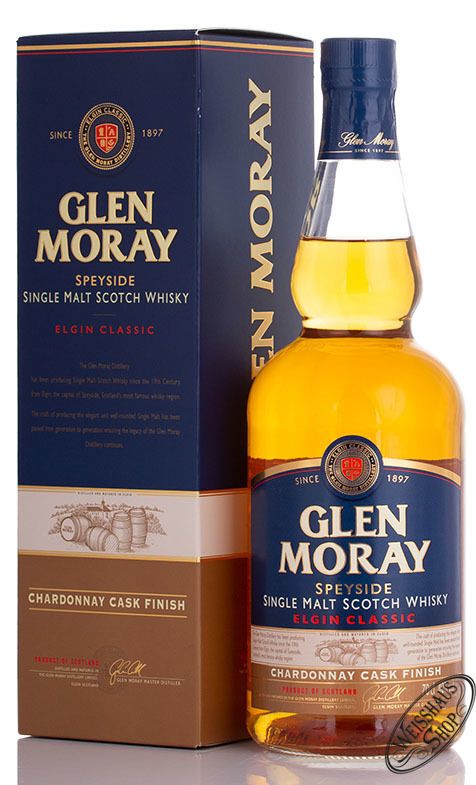 Glen Moray Chardonnay Cask Finish Whisky 40% vol. 0,70l