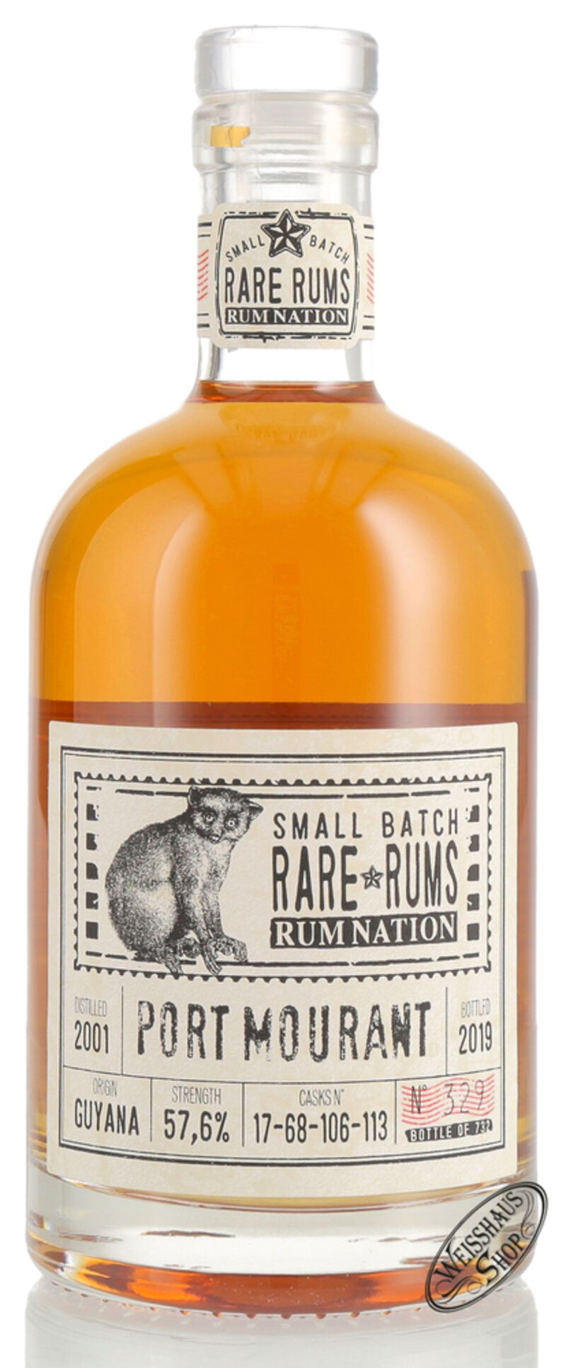 Rum Nation Rare Rum Port Mourant 2001 - 2019 57,6% vol. 0,70l Rum Nation Rare Rum Port Mourant 2001 - 2019 57,6% vol. 0,70l