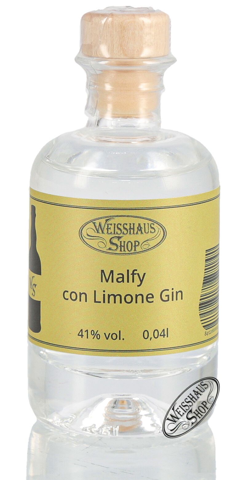 Malfy Gin con Limone 41% vol. 0,04l Weisshaus Sample Malfy Gin con Limone 41% vol. 0,04l Weisshaus Sample