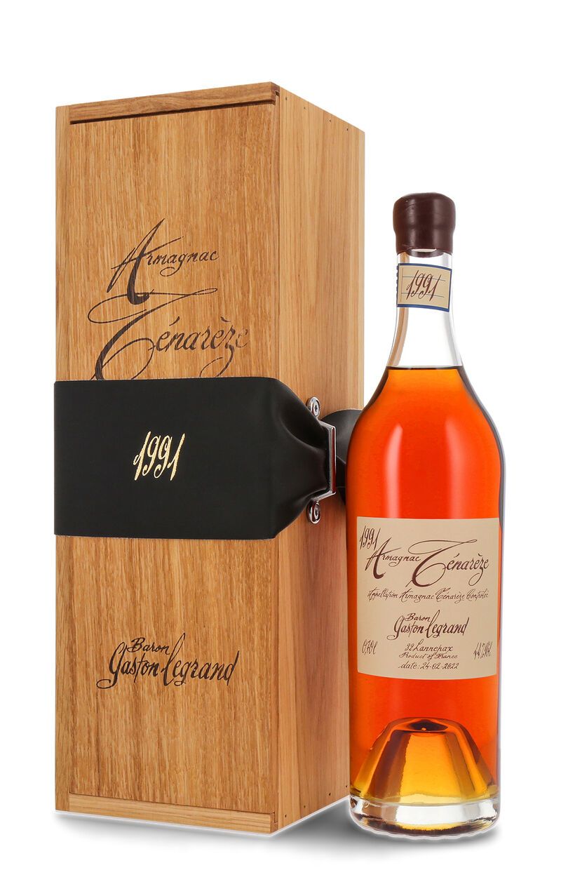 Lhéraud Tenareze Baron Gaston Legrand 1991 Armagnac 44% vol. 0,70l
