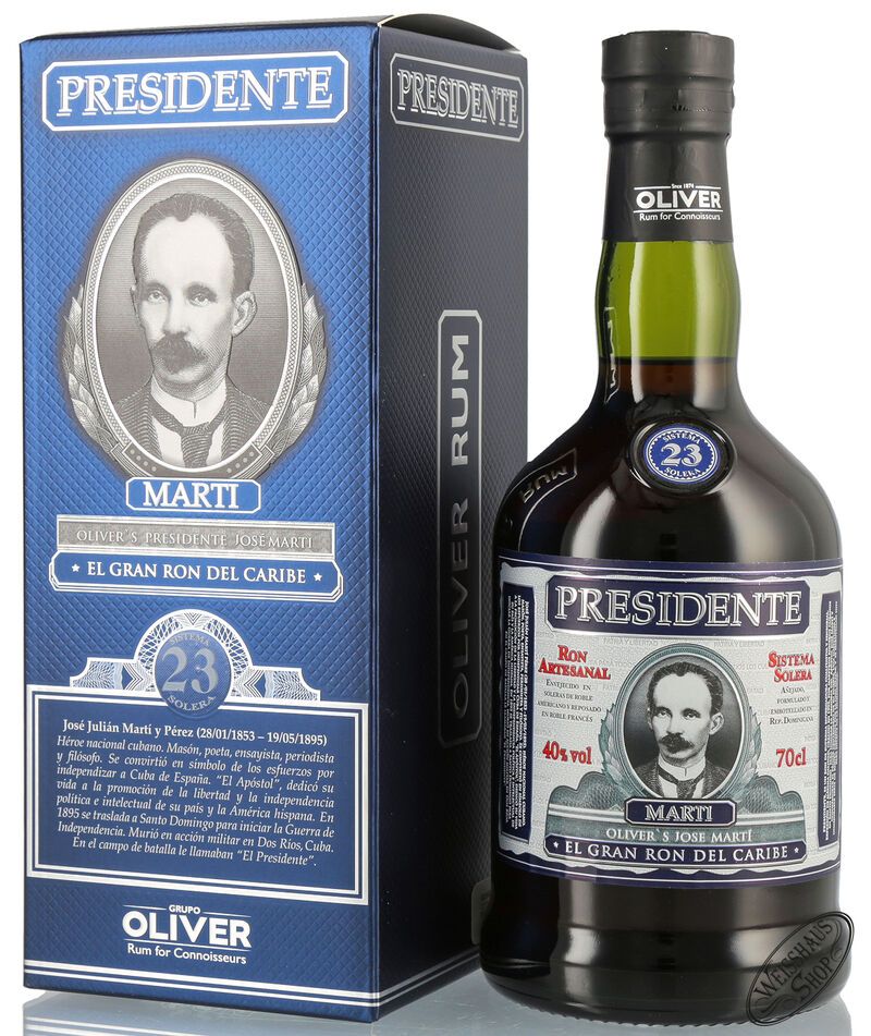 Presidente Marti 23 YO Rum 40% vol. 0,70l