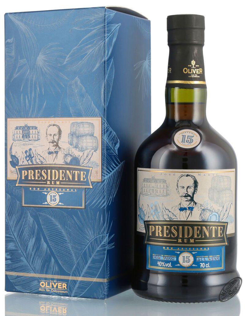 Presidente Marti 15 YO Rum 40% vol. 0,70l