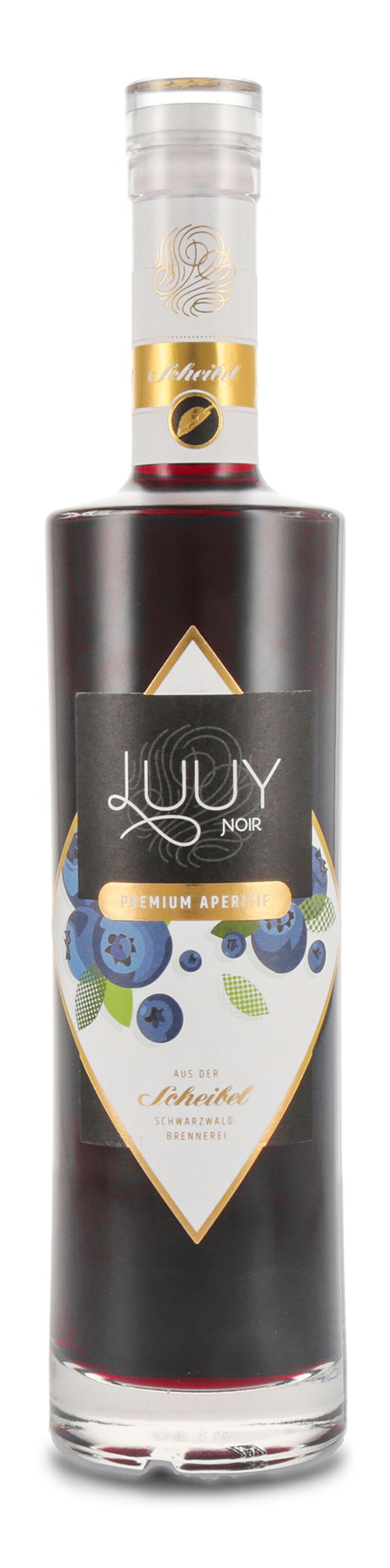 Scheibel Luuy Noir Premium Aperitif Likör 22% vol. 0,50l Scheibel Luuy Noir Premium Aperitif Likör 22% vol. 0,50l