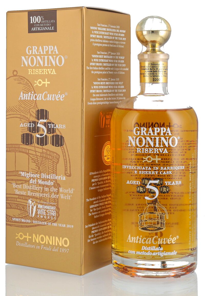 Nonino Grappa Riserva 5 YO AnticaCuvée 43% vol. 0,70l