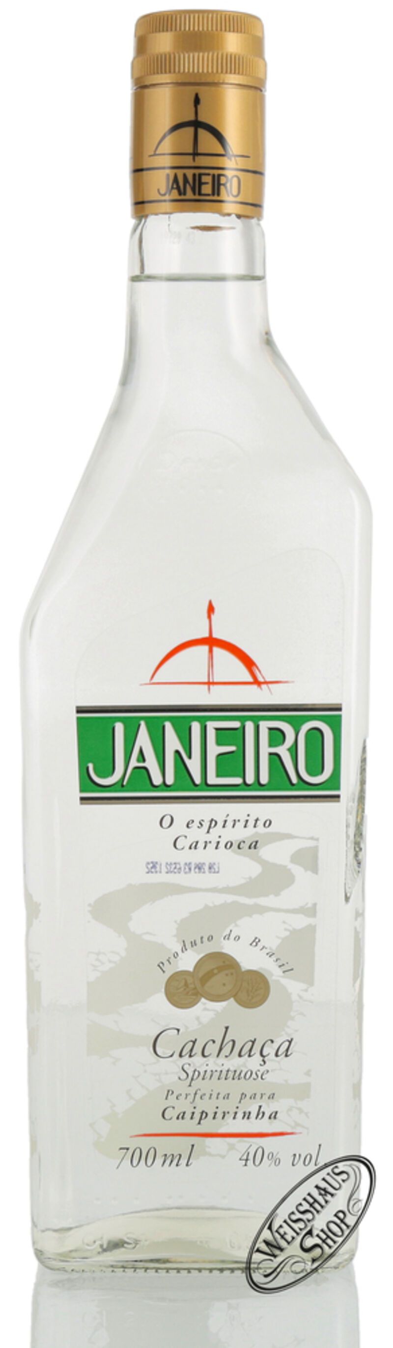 Janeiro Cachaca 40% vol. 0,70l Janeiro Cachaca 40% vol. 0,70l