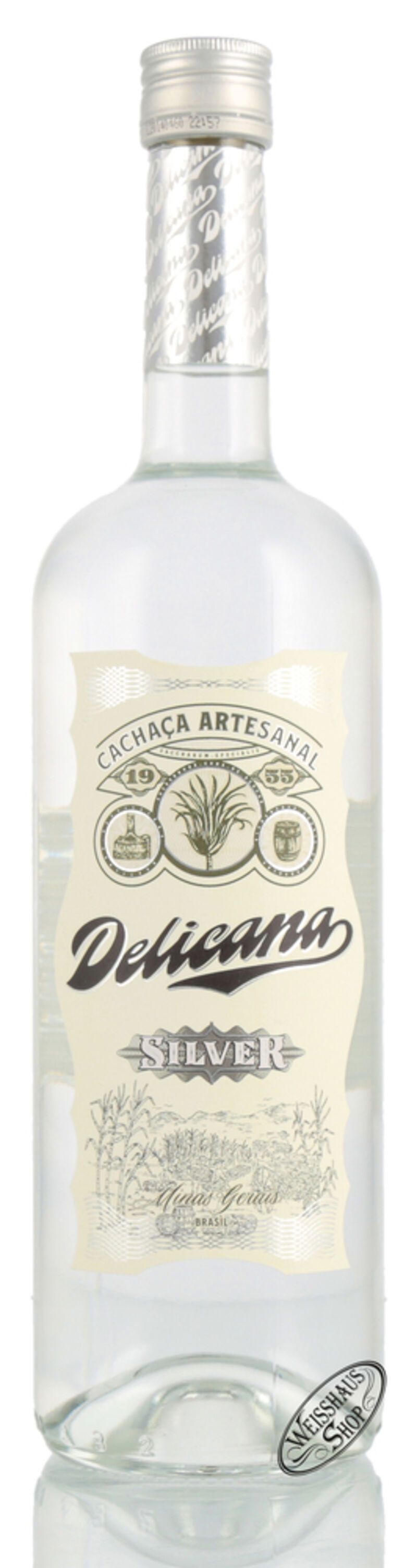 Delicana Silver Cachaca 38% vol. 1,0l
