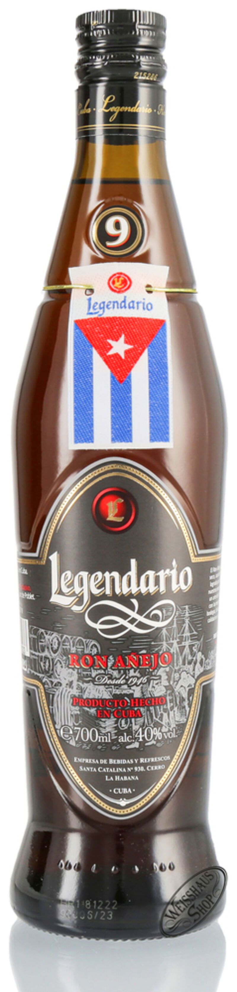 Legendario Ron Anejo 40% vol. 0,70l