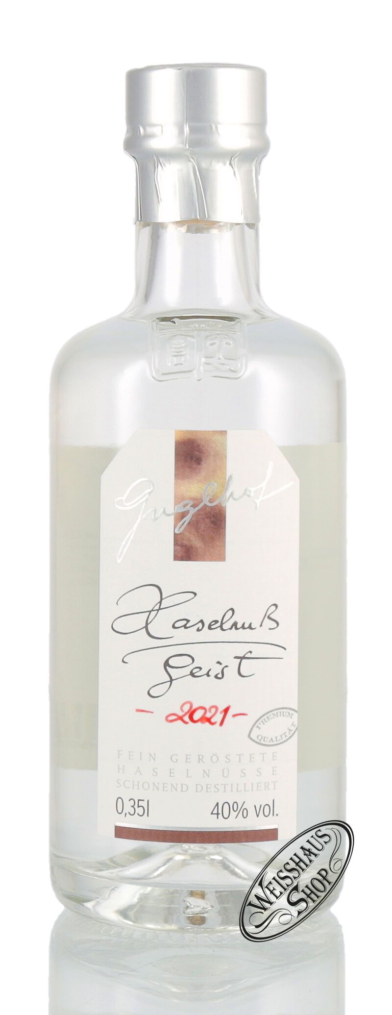 Guglhof Haselnuss Geist 40% vol. Jahrgangsbrand 0,35l
