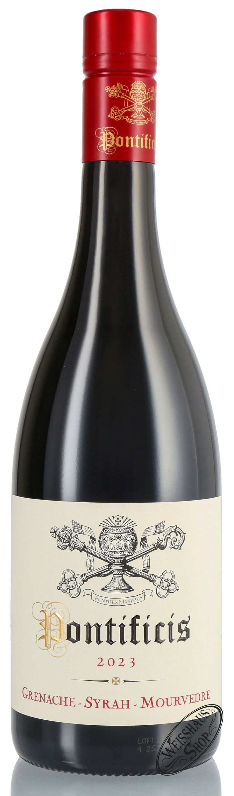 Abbots & Delaunay Pontificis rouge GSM 2023 14% vol. 0,75l