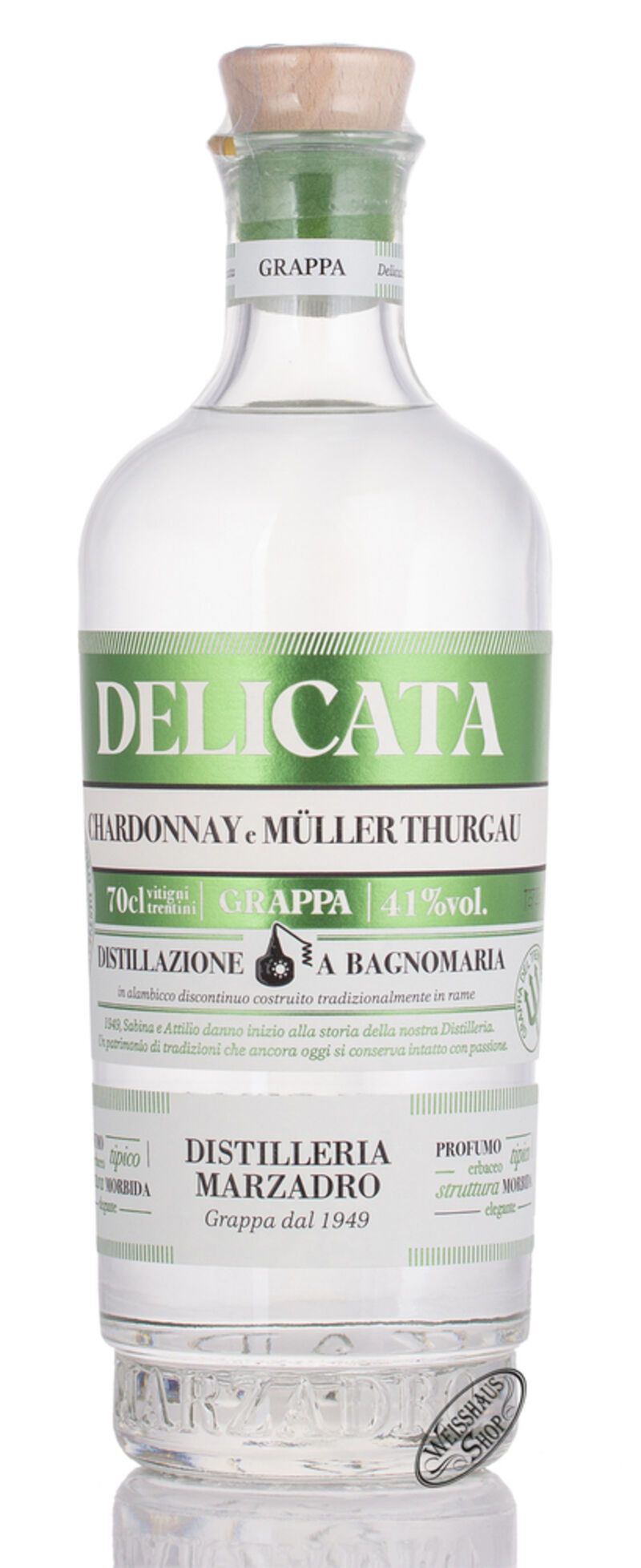 Marzadro Grappa Bivitigno Delicata 41% vol. 0,70l Marzadro Grappa Bivitigno Delicata 41% vol. 0,70l