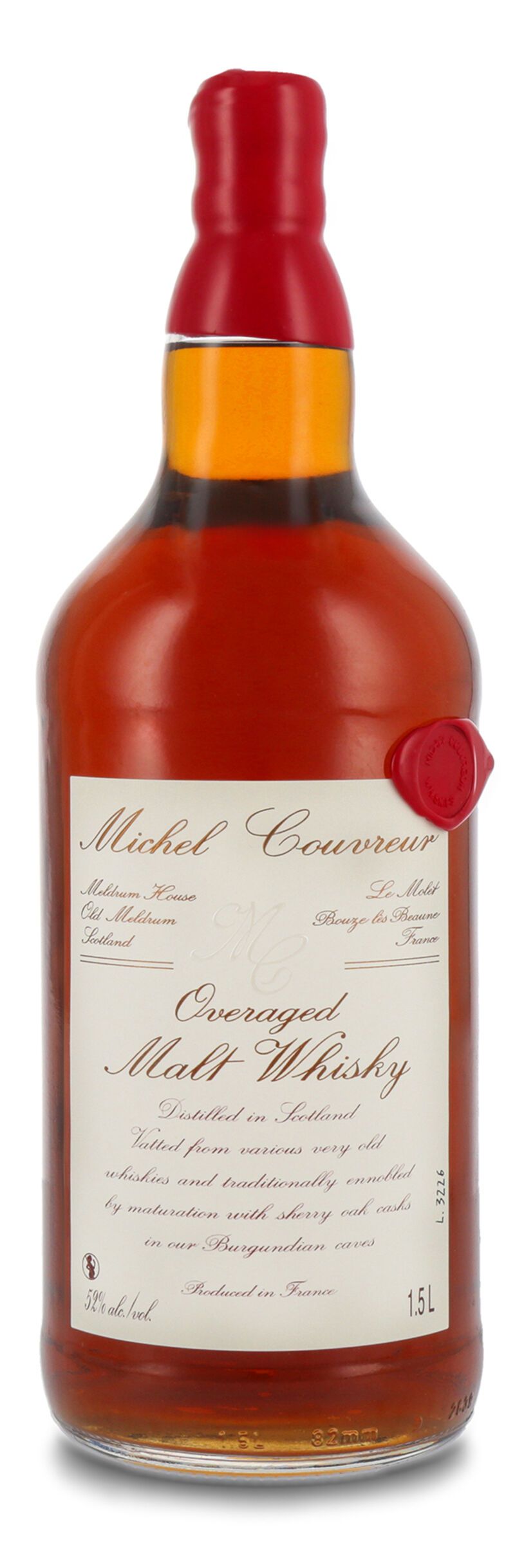 Michel Couvreur Overaged Cask Strength Malt Whisky 52% vol. 1,50l Magnum Michel Couvreur Overaged Cask Strength Malt Whisky 52% vol. 1,50l Magnum