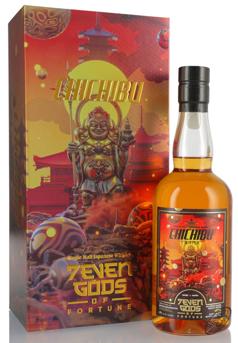 Chichibu 7even Gods of Fortune Edit. 4 Bishamonten #8280 Whisky 65,4% vol. 0,70l