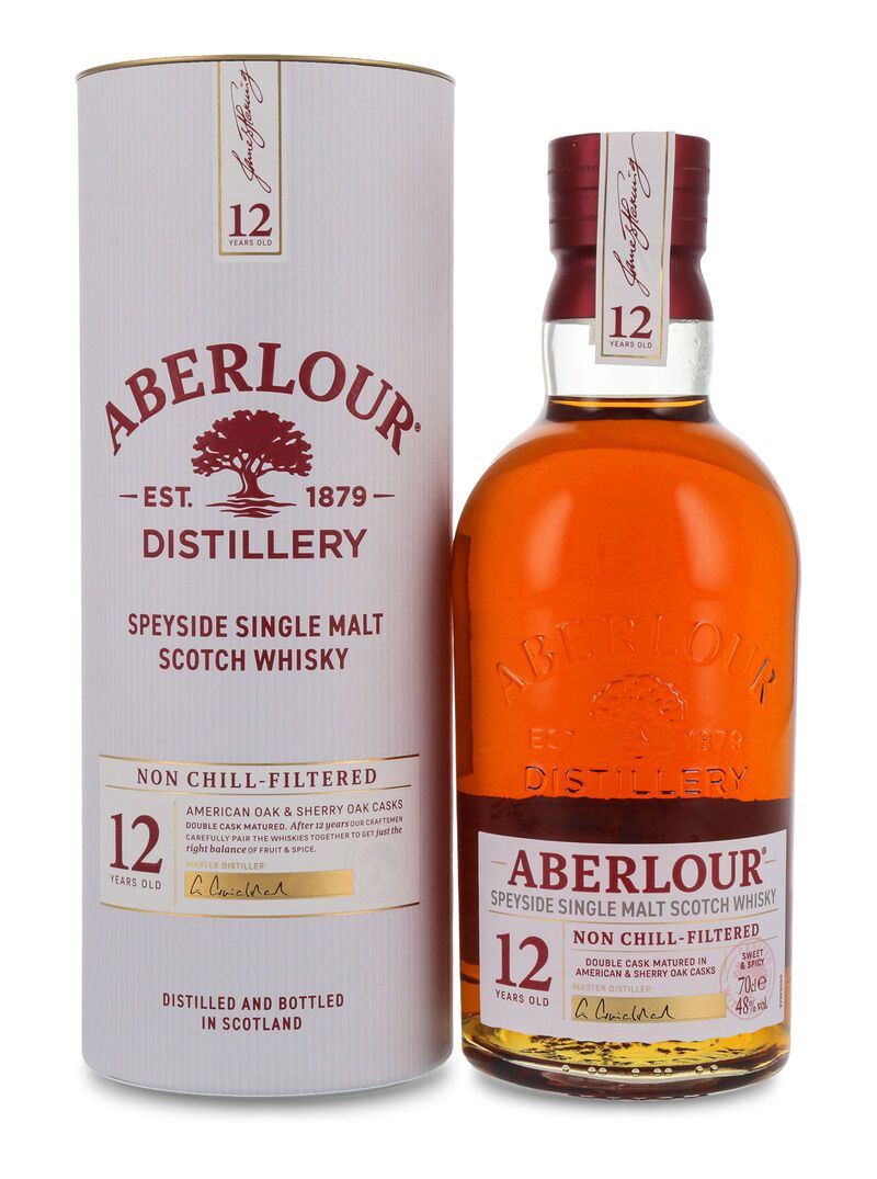 Aberlour 12 YO Unchillfiltered Whisky 48% vol. 0,70l