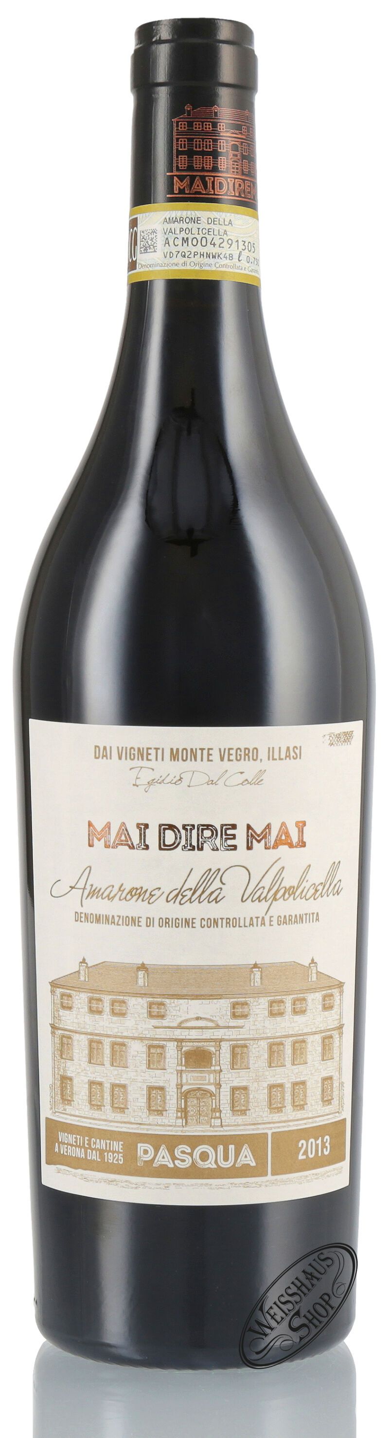 Pasqua Amarone della Valpolicella Mai Dire Mai DOCG 2013 16,5% vol. 0,75l