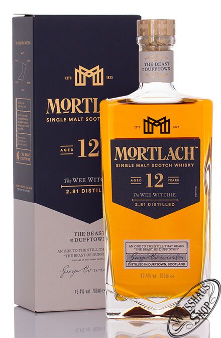 Mortlach 12 YO Single Malt Whisky 43,4% vol. 0,70l