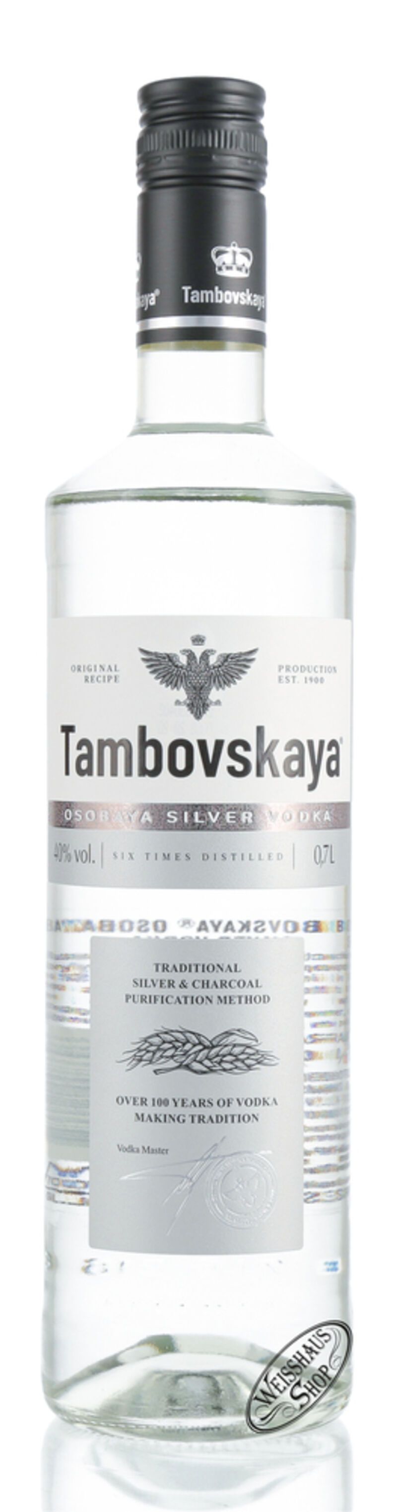 Tambovskaya Osobaya Silver Vodka 40% vol. 0,70l