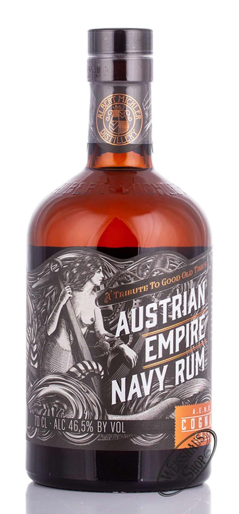 Austrian Empire Navy Rum Reserve Double Cask Cognac 46,5% vol. 0,70l