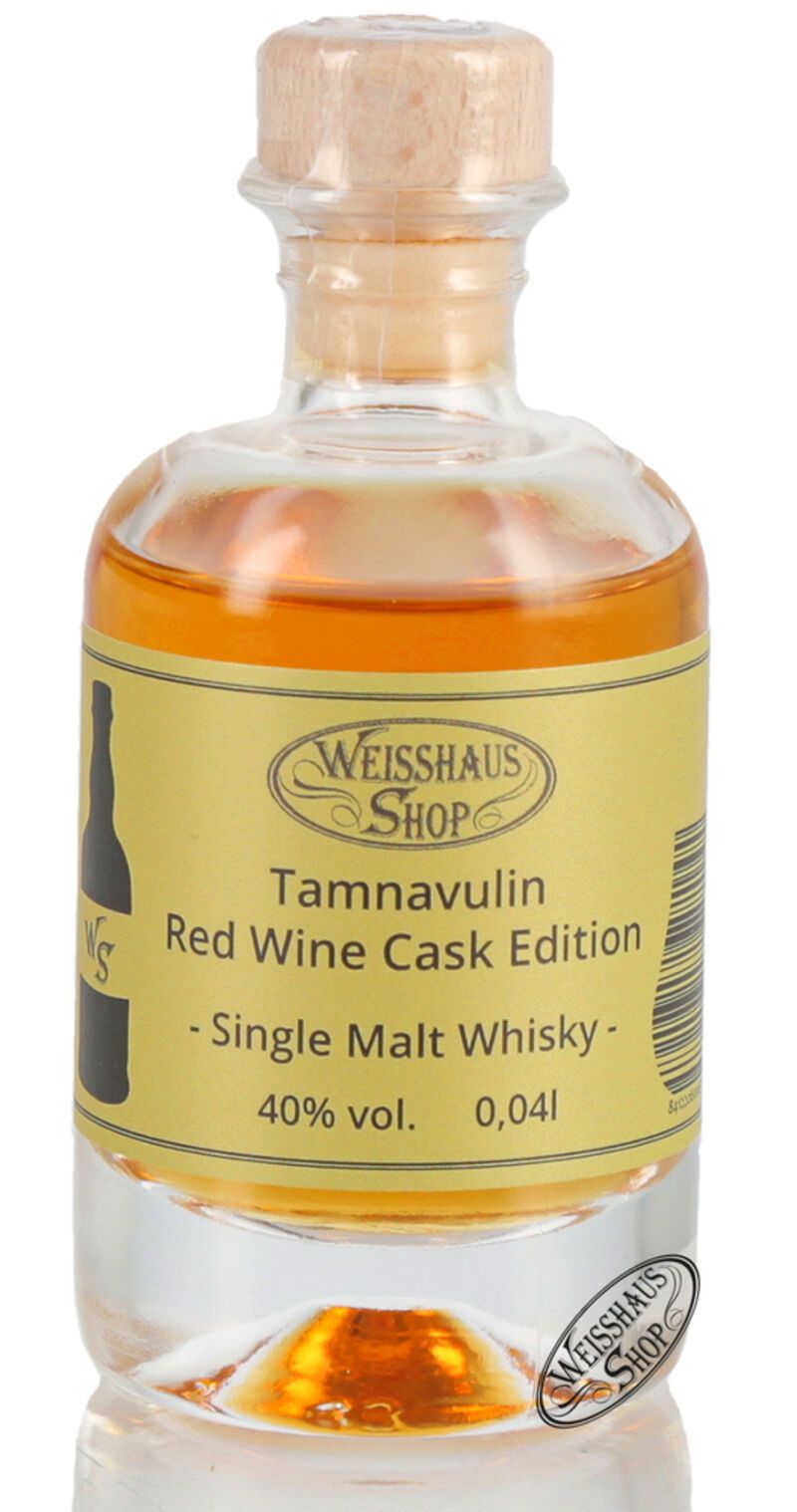 Tamnavulin Red Wine Cask Edition Single Malt Whisky 40% vol. 0,04l Weisshaus Sample