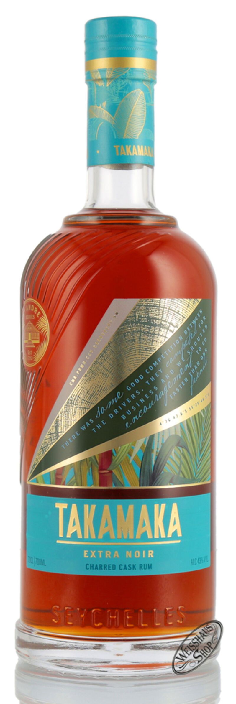 Takamaka St. André Extra Noir 43% vol. 0,70l