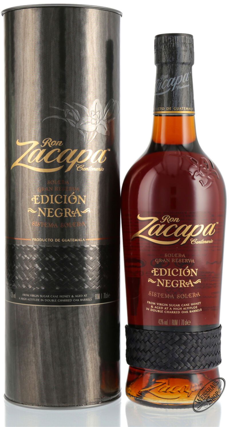 Ron Zacapa Edition Negra Rum 43% vol. 0,70l