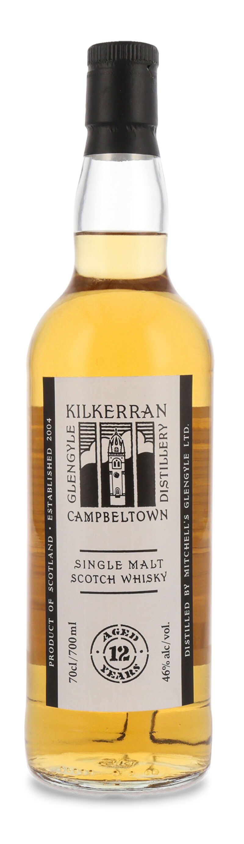 Kilkerran 12 YO Single Malt Whisky 46% vol. 0,70l