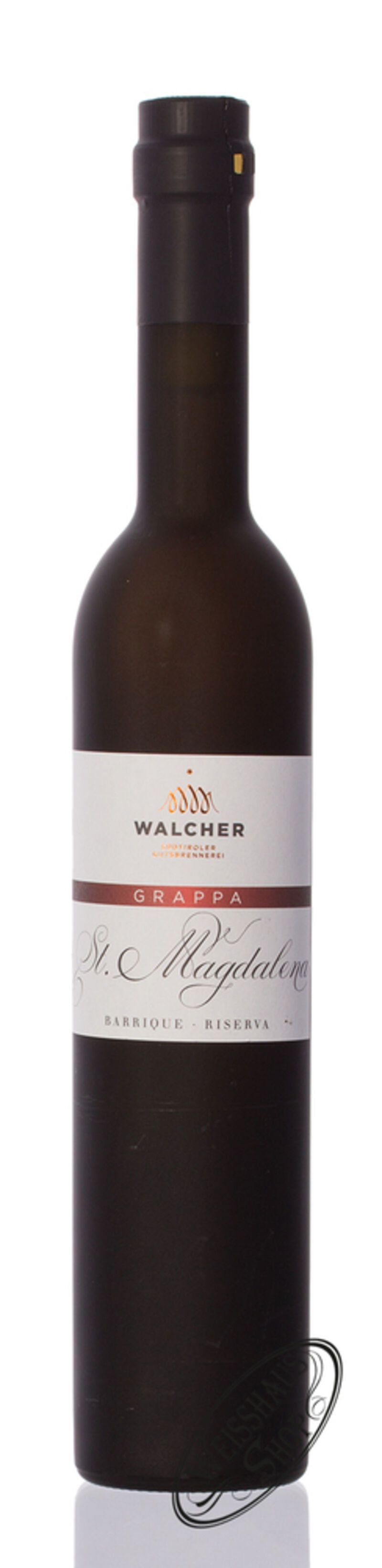 Walcher Grappa St. Magdalena Barrique 40% vol. 0,50l