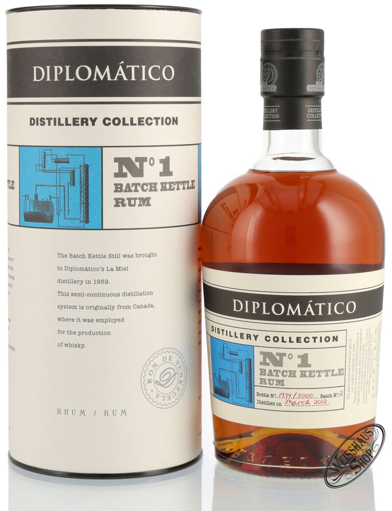 Diplomatico TDC Batch No. 1 Kettle 47% vol. 0,70l