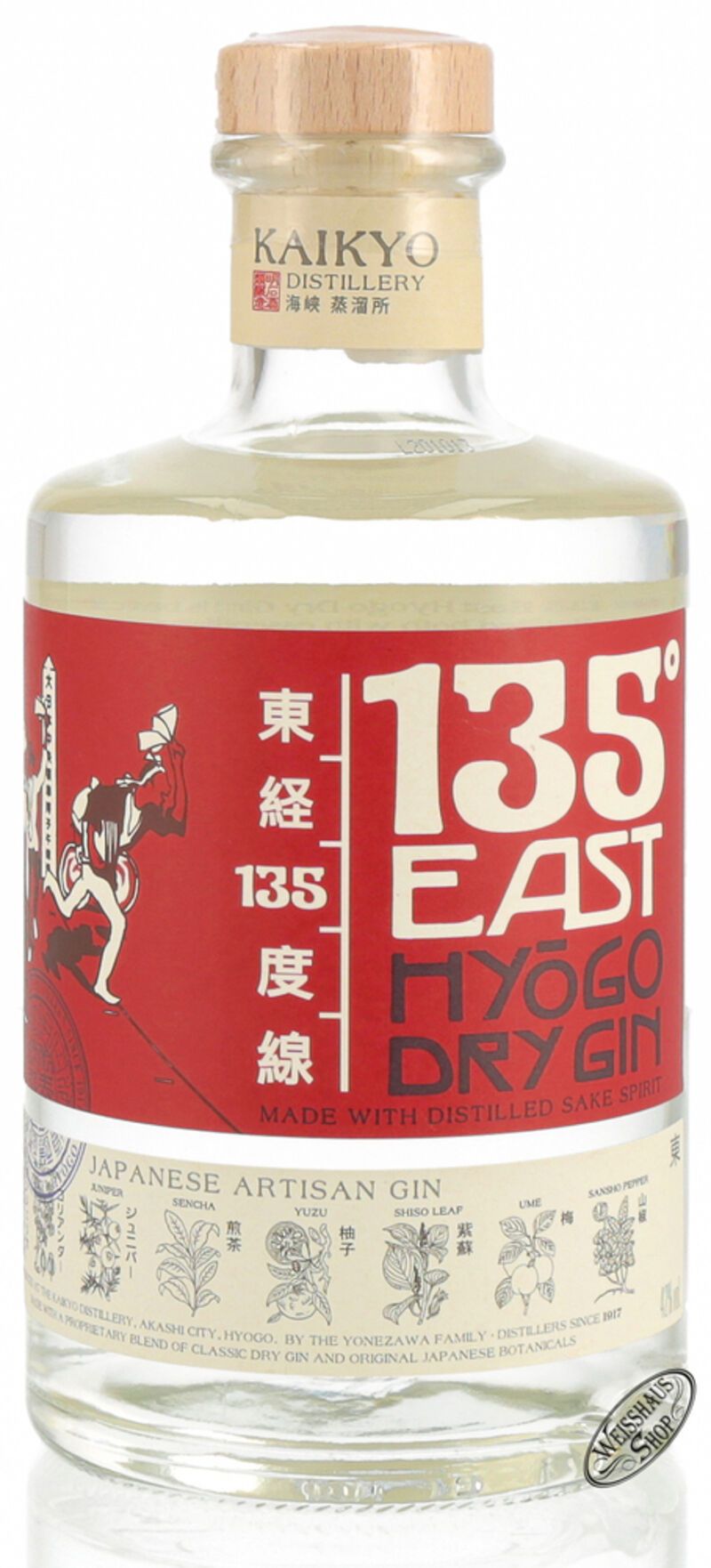 Kaikyo 135 East Hyögo Japanese Dry Gin 42% vol. 0,70l