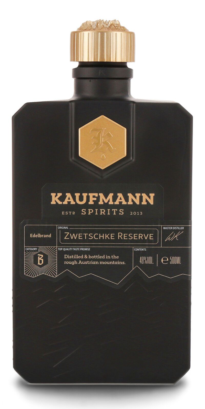 Kaufmann Spirits Zwetschke Reserve 48% vol. 0,50l