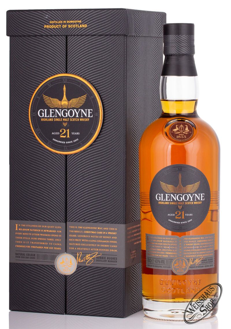 Glengoyne 21 YO Single Malt Whisky 43% vol. 0,70l