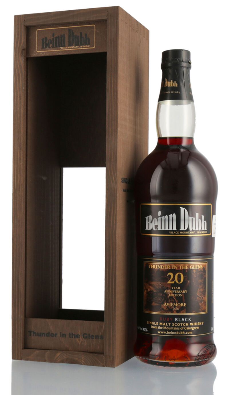 Beinn Dubh Thunder in the Glens Anniversary Whisky 43% vol. 0,70l