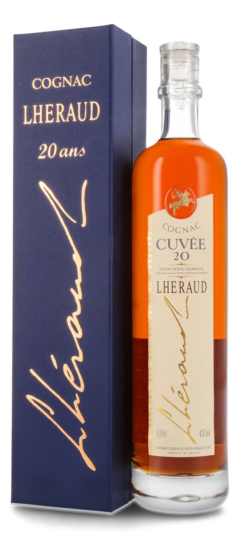 Lhéraud Cuvée 20 ans Renaissance Cognac 43% vol. 0,70l