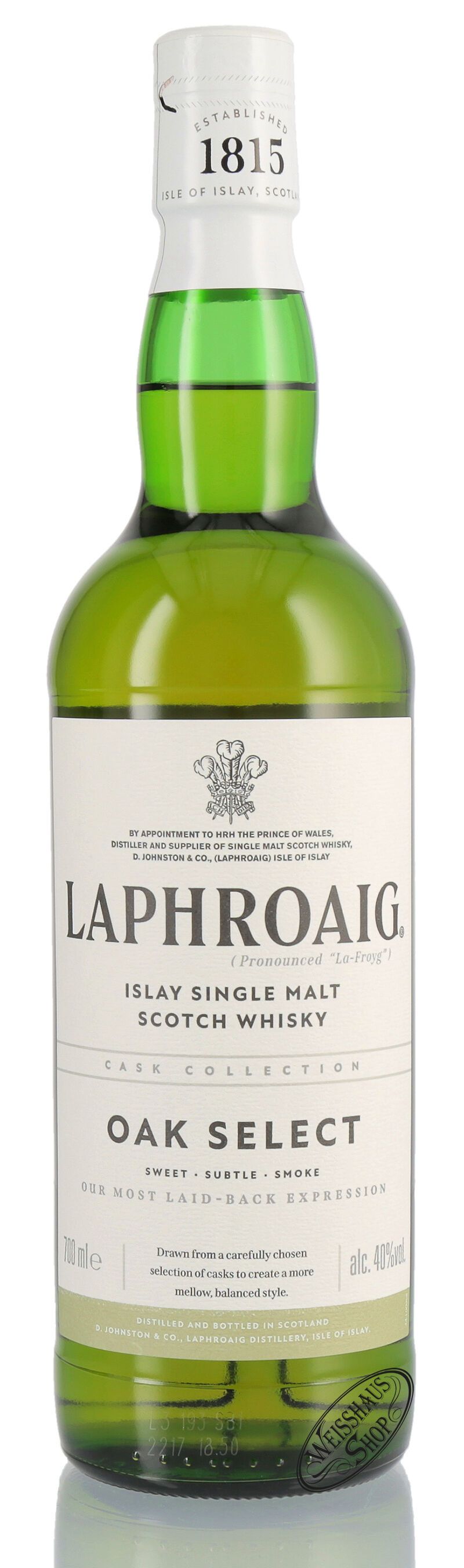 Laphroaig Select Single Malt Islay Whisky 40% vol. 0,70l