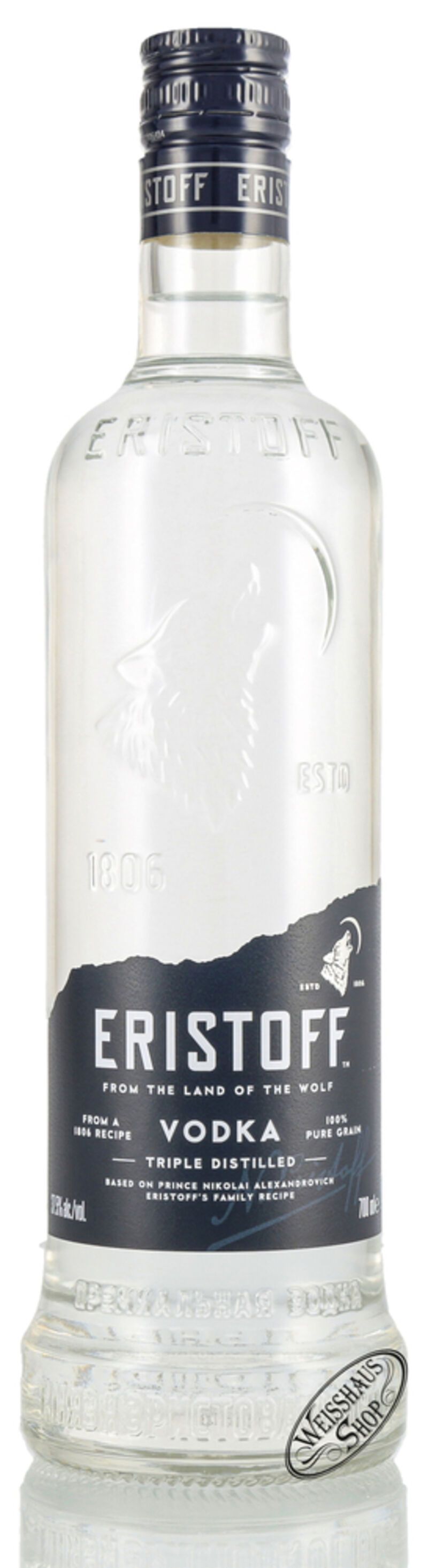 Eristoff Vodka 37,5% vol. 0,70l Eristoff Vodka 37,5% vol. 0,70l