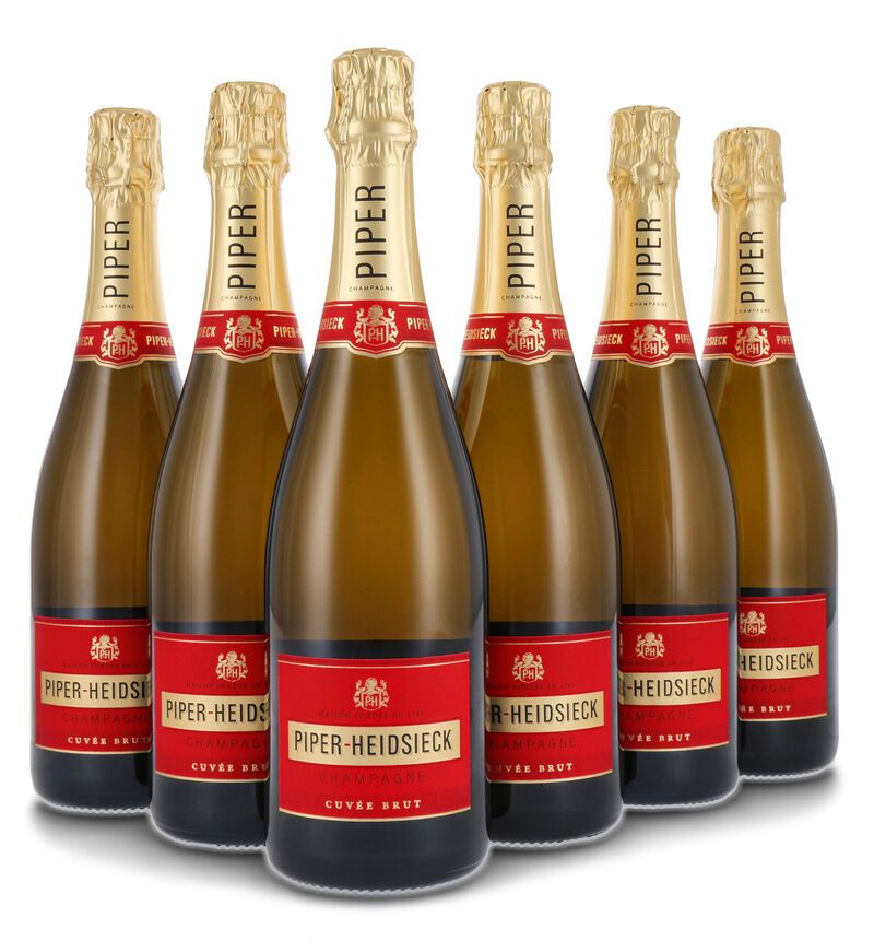 Piper-Heidsieck Brut Champagner Party Geschenk-Set 12% vol. 4,50l