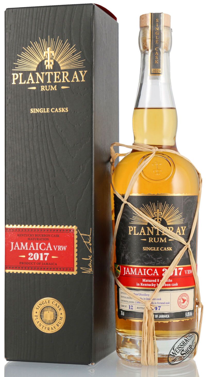 Planteray Jamaica Vintage 2017 Single Cask Rum 51,8% vol. 0,70l