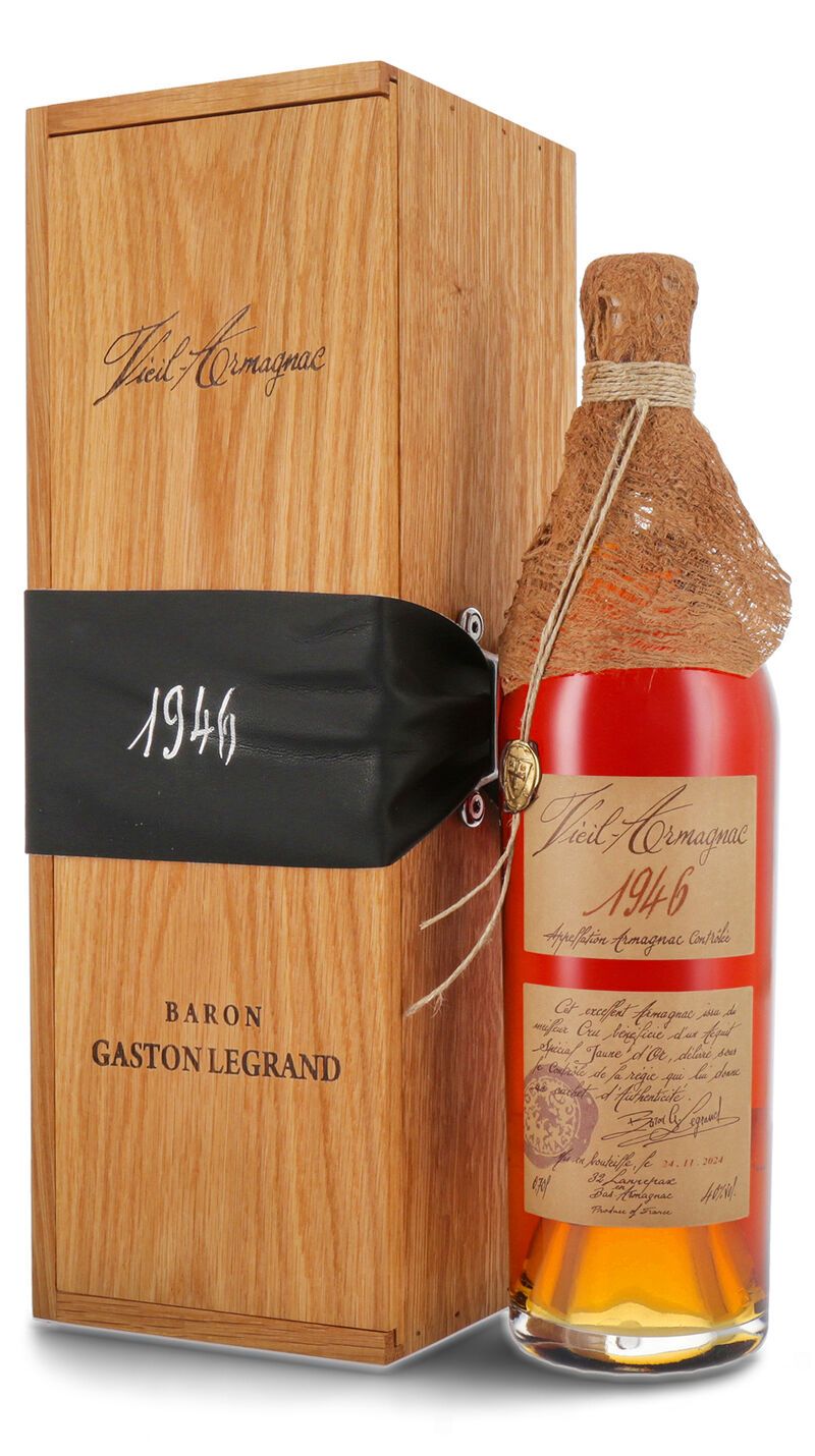 Lhéraud Baron Gaston Legrand 1946 Vieil Armagnac 40% vol. 0,70l
