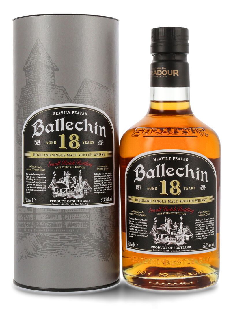 Ballechin 18 YO Highland Cask Strength Whisky 57,8% vol. 0,70l